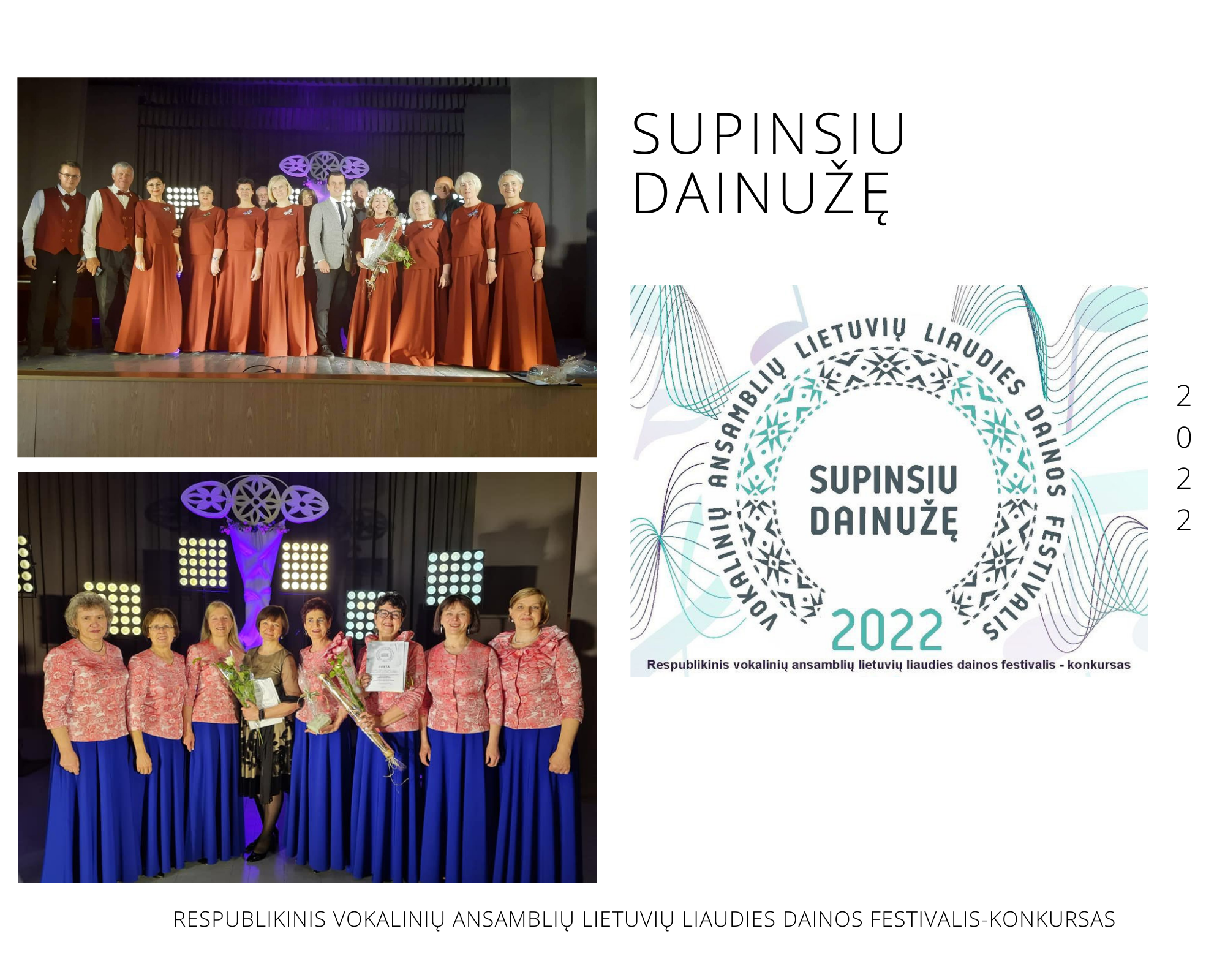 Jurbarko kultūros centro vokaliniai kolektyvai „Verdenė“ ir „Jurolė“  dalyvavo festivalyje-konkurse „Supinsiu dainužę“